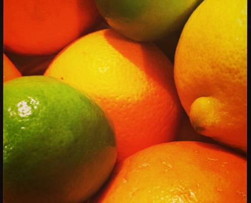 Frischer Duft von Orange, Limette und Zitrone