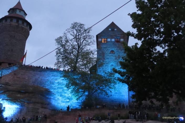 Kaiserburg Nürnberg Blaue Nacht