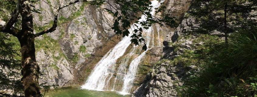 Jachenau Blick Wasserfall