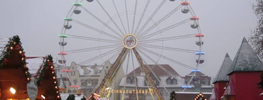 Weihnachtsmarkt Erfurt Riesenrad
