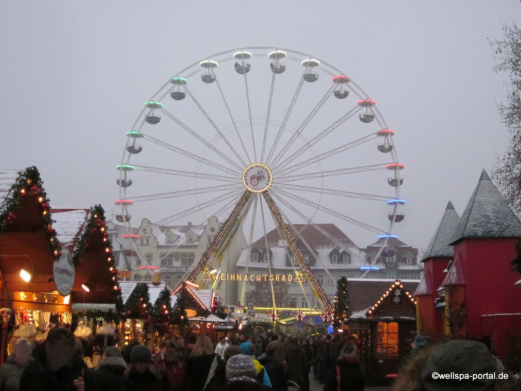Weihnachtsmarkt Erfurt Riesenrad