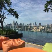 Dachpool des Hotel Jen Orchadgateway in Singapur