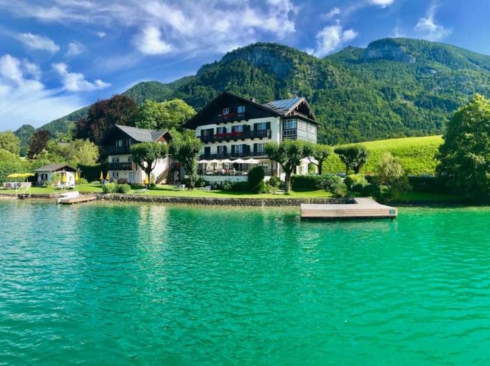 Der Hotel Gasthof Falkenstein ist einer der sonnigsten Plätze am See
