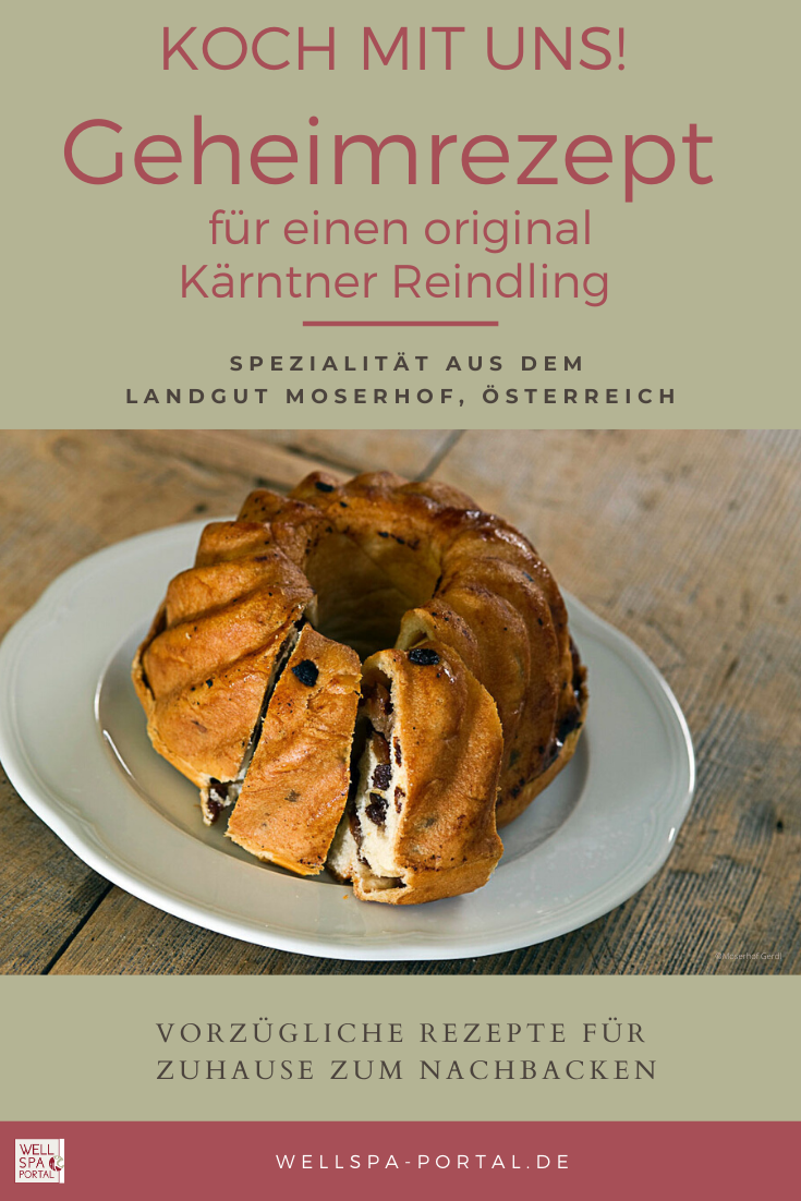 Der Kärntner Reindling, eine regionale Kärntner Köstlichkeit in Bioqualität, gebacken nach einem geheimen Originalrezept. 