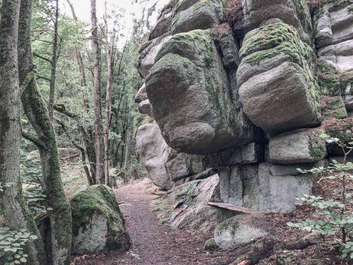 Kammerwagen - Granit Felsformationen im Waldnaabtal des Steinwalds